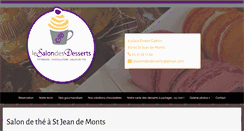 Desktop Screenshot of le-salon-des-desserts.com